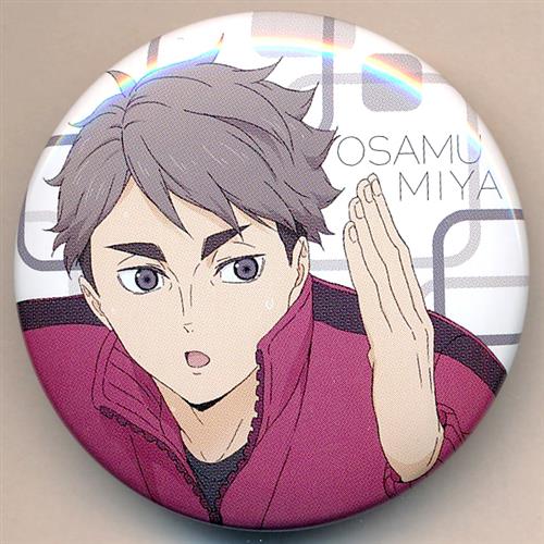 ◤ハイキュー!!◢ トレーニングメニュー 缶バッジ 🔸宮治🔸宮侑 入荷