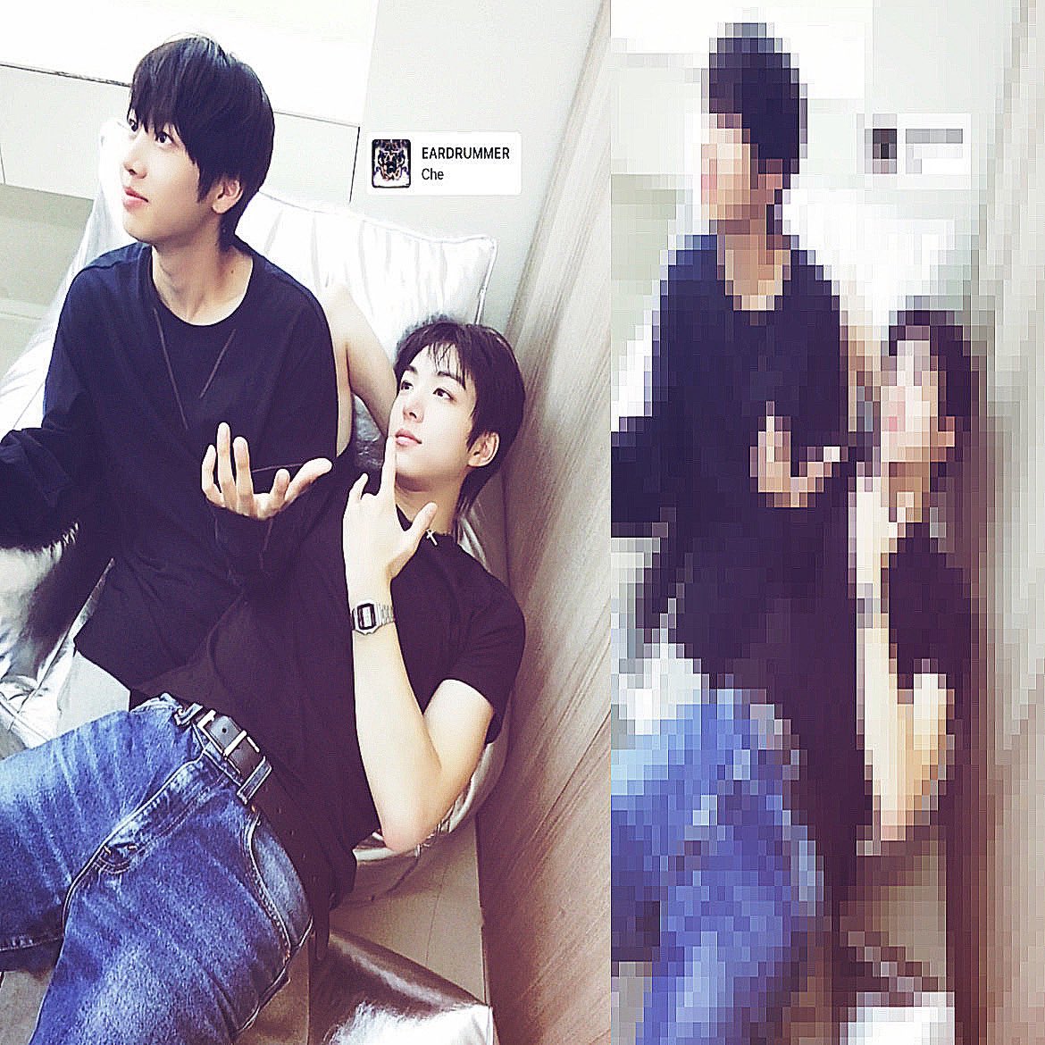 4juhoon's tweet photo. #MYOSANG : eardrummer https://t.co/IhtFENvOnM