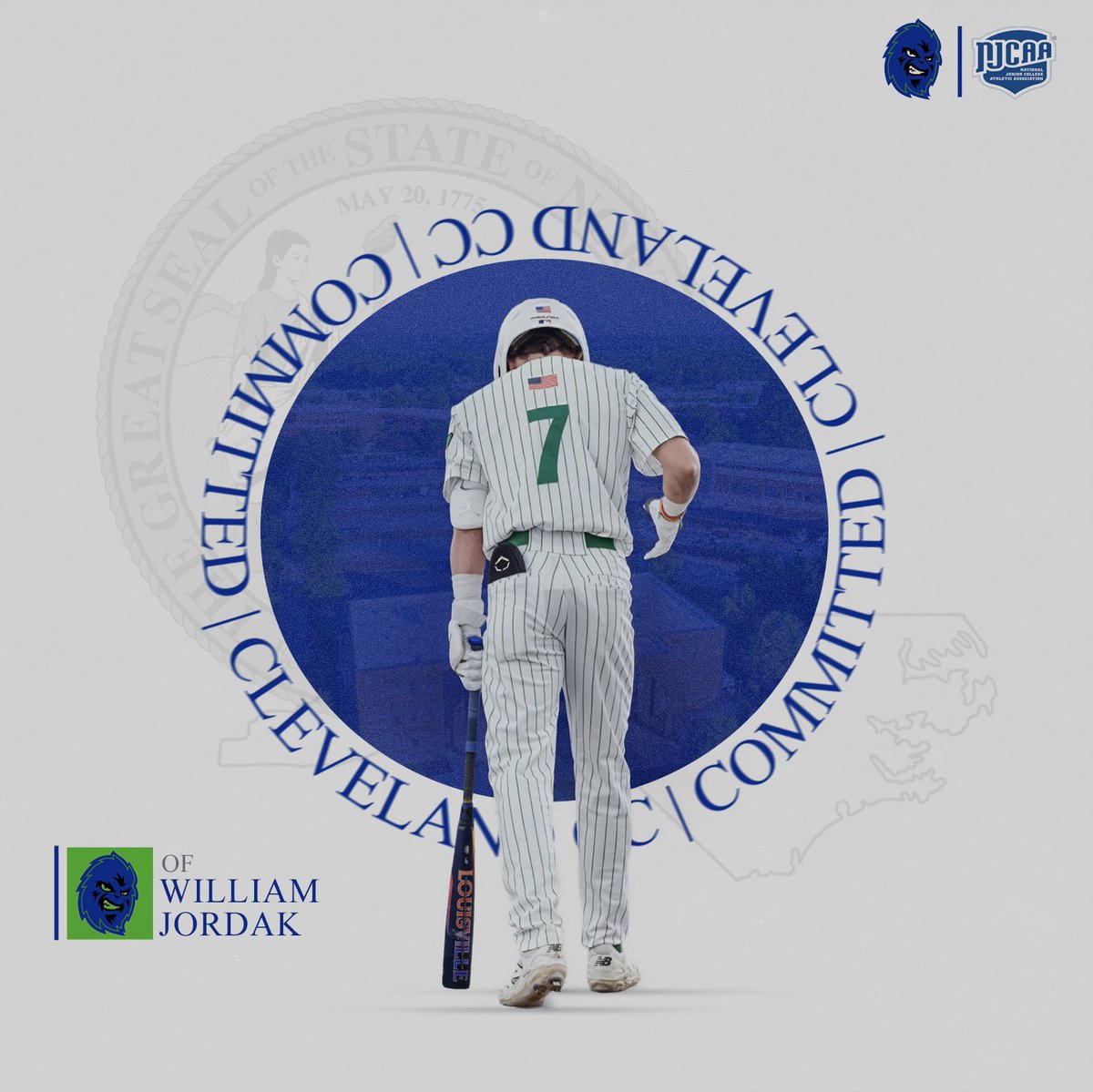 wjordak2026's tweet image. Grateful to say I have committed to play at Cleveland CC. Super excited for this next chapter! #LL9 💚💙 @BryanHill23 @BriggsBarker4 @5_jrg