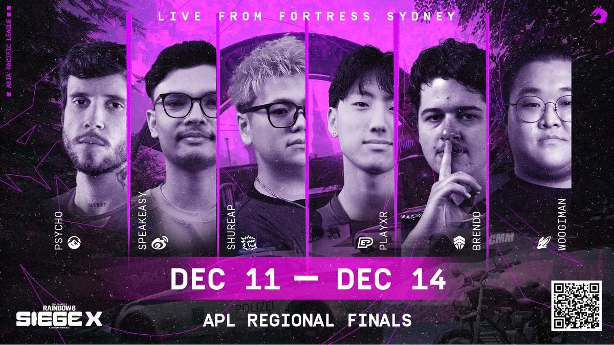 ONE. WEEK. TO. GO.

Six teams. One spot to the 2026 Six Invitational and $175,000AUD on the line. Every match played live at <a href="/FortressSydney/">Fortress Sydney</a> - ARE YOU READY FOR THIS?

There is still time to secure your spot in the crowd! Pick up tickets here: events.humanitix.com/blast-r6-apl-r…
