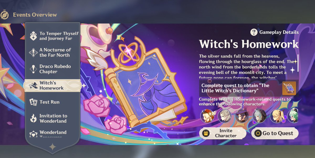 rts appreciated, we're opening FREE slots for witch's homework event !

・must vouch for full clear ♡ dm to inquire
・desired chara must be obtained &amp; lvl 70
— avail here : discord.gg/hoyopilot

#genshinpilot #genshintwt #genshinimpact | don't copy our layout thanks
