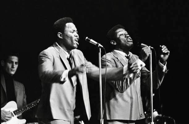 Sam &amp; Dave and Steve Cropper, from 1967. Also lost Sam Moore this year. RIP.