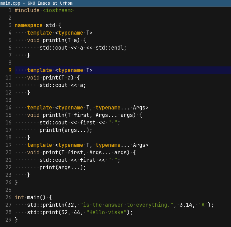 prodbyfed's tweet photo. C++ people when you tell they already did have print. https://t.co/8utuxaCjIn