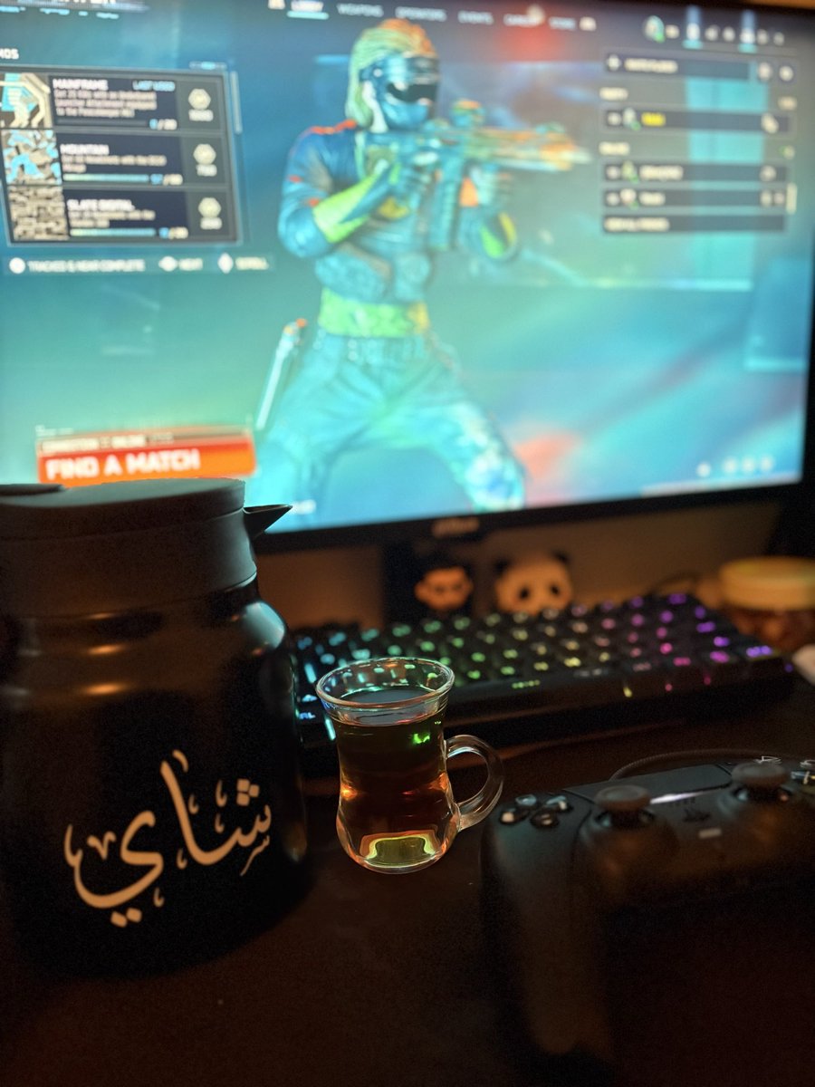 ليله شتويه جميله مع صديقي🍵