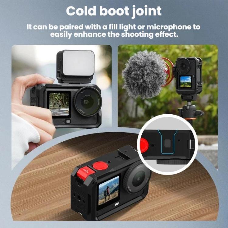 SunskyOnline's tweet image. Flymile Cage for DJI Osmo Action 6:
 
➤ Aluminum Alloy Frame
➤ Cold Shoe &amp;amp; 1/4" Thread
➤ Side Access for Battery/Card
➤ Strong Magnetic Mount
 
👉bit.ly/44AhMkw
#OsmoAction6 #CameraCage #VloggingGear #Flymile