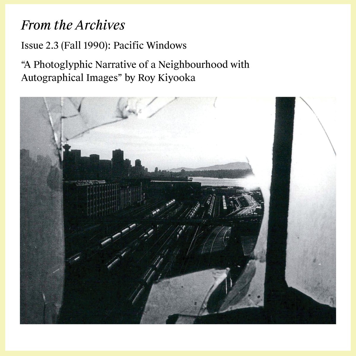 The Capilano Review tweet media