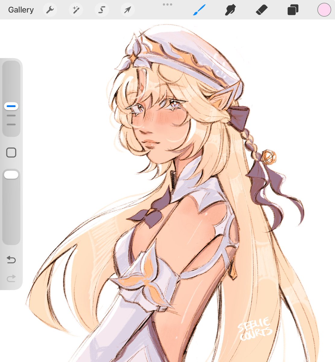 user seeliecourts draws a seelie 🪽 
#NicoleReeyn