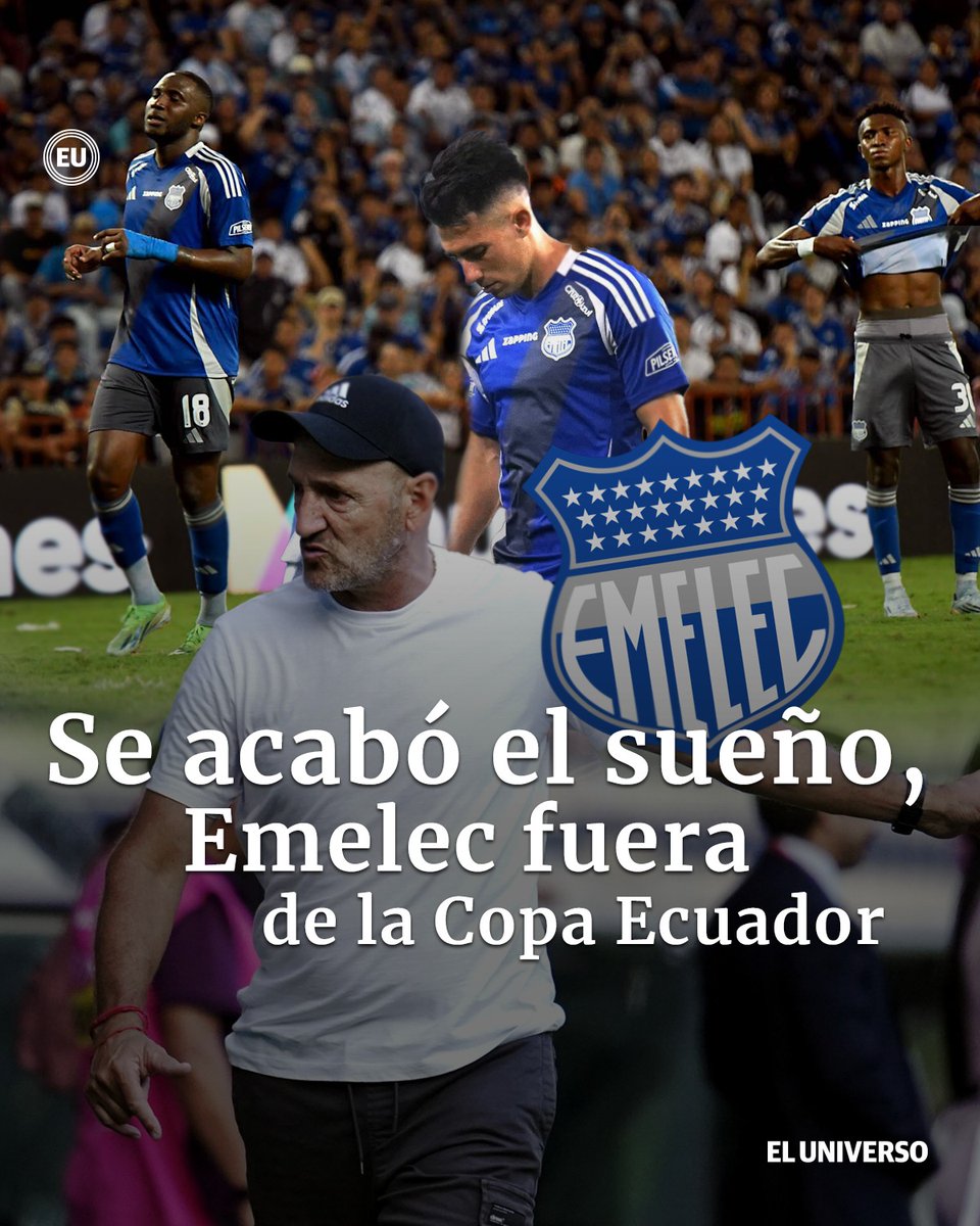 #Emelec queda fuera de la #CopaEcuador ow.ly/eNaG50XBFE0