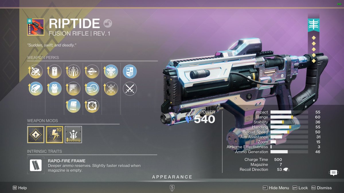 Bungie made a kinetic zealots😭