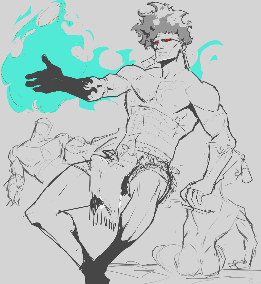 Fogolum3's tweet photo. Working on a Prometheus's pack. What do you think of this sketch? https://t.co/03cu0BOY8j