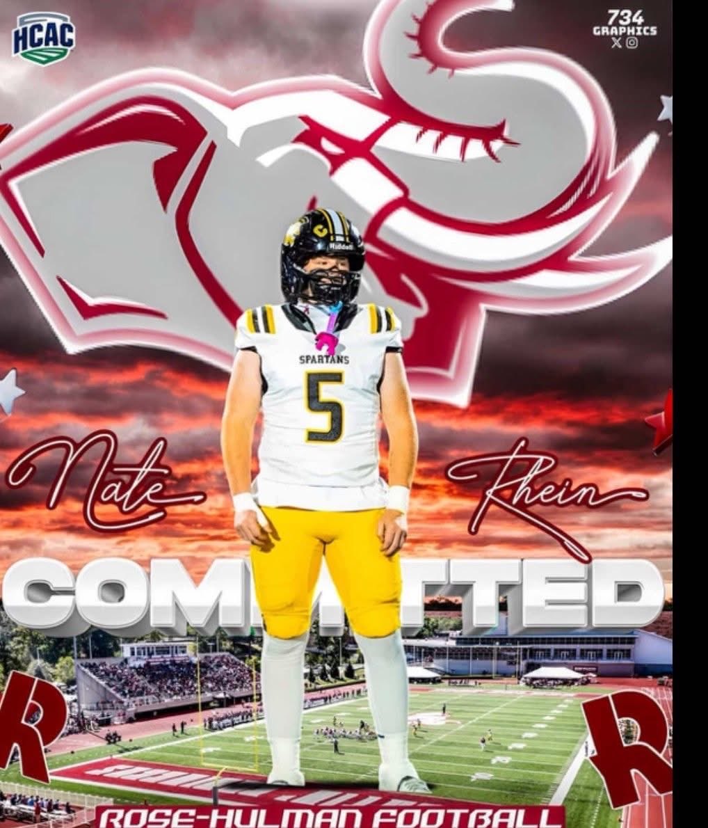 LopezMchs's tweet photo. Couldn’t be more proud of @RheinNate for signing his NLI with @RoseHulmanFB . Hard worker, great leader, and even better person. Excited for his future! https://t.co/c8RbTAWDpe