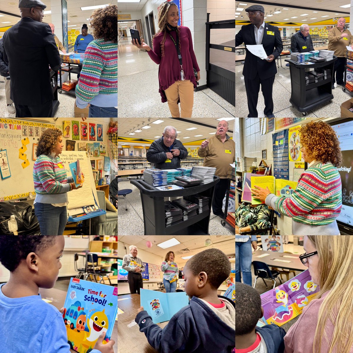 RCPS_EarlyLearn's tweet image. “Books, buddies, and big imaginations! Mrs. Everhart, with the Parent as Teachers  program and Kiwanis Club friends brought stories to life for Honey-creek Elementary’s youngest learners.”
#pat #dph #kiwanisclub #books