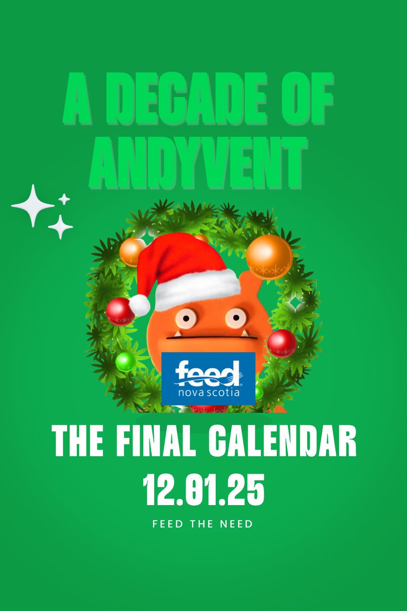 evilpez4's tweet image. Prize Donation Drive Ongoing! 🎅🏻
If you know of / own a local business interested in contributing a prize to the AndyVent Calendar, please let me know by sliding into my DM’s or email TheAndyVentCalendar(at)gmail(dot)com
Here’s to another FUNdraising December
Thank-you!
 ~Andy