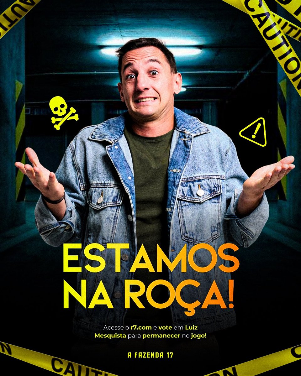 ESTAMOS NA ROÇA! ⚠️
Veio aí oficialmente nossa segunda roça. Mesquita foi vetado da Prova do Fazendeiro e não teve a chance de disputar o chapéu. Agora contamos com todos vocês focados no R7.COM. Nada está garantido, então precisamos de muito voto para manter o