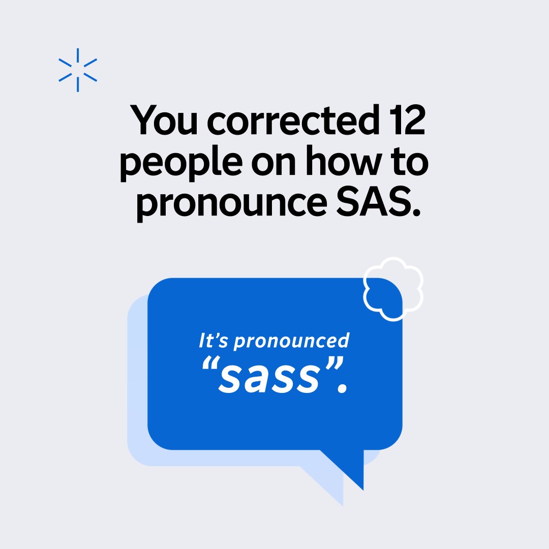 SASsoftware's tweet image. Gifts aren&apos;t the only thing we&apos;re wrapping this year 💅