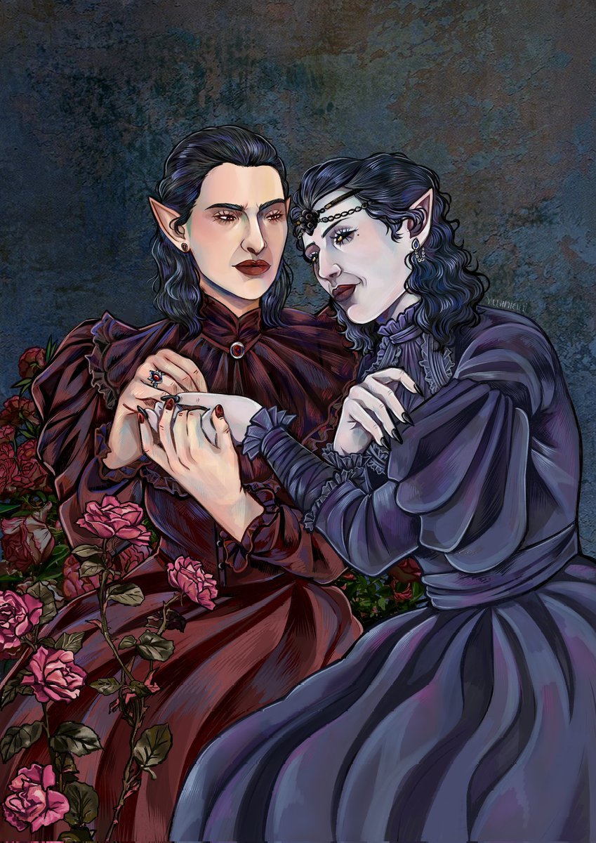 (Fem) Caz×Tav (i forgot to post them) 

#CazadorSzarr #BaldursGate3