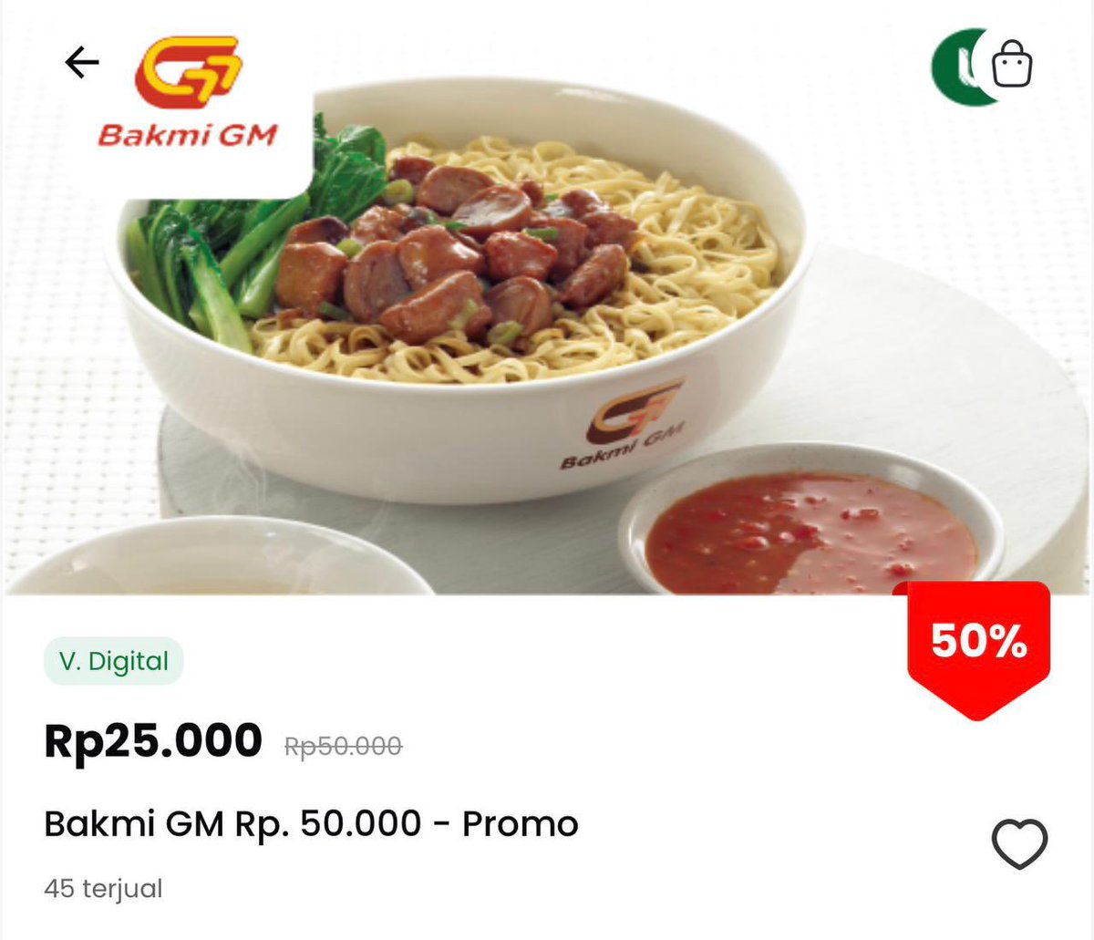 dindaprad's tweet photo. @i_m_mortal_ Kali aja ada yg butuh

*Voucher Bakmi GM 50K Cuma 25K*
https://t.co/cfRxjOgFCd https://t.co/uSxlkqt8wA