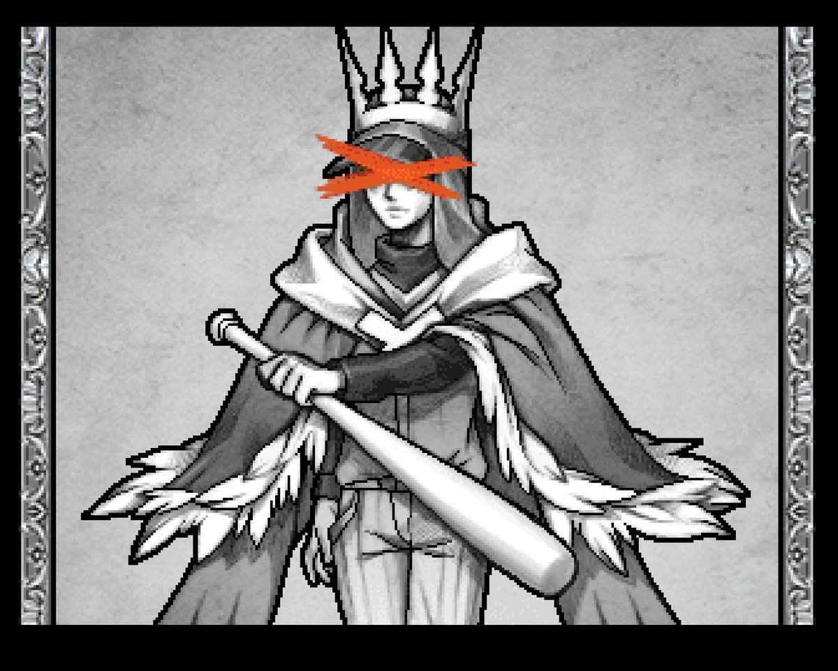 all bro did was to put on a blanket and a crown (and that's tuff as hell)