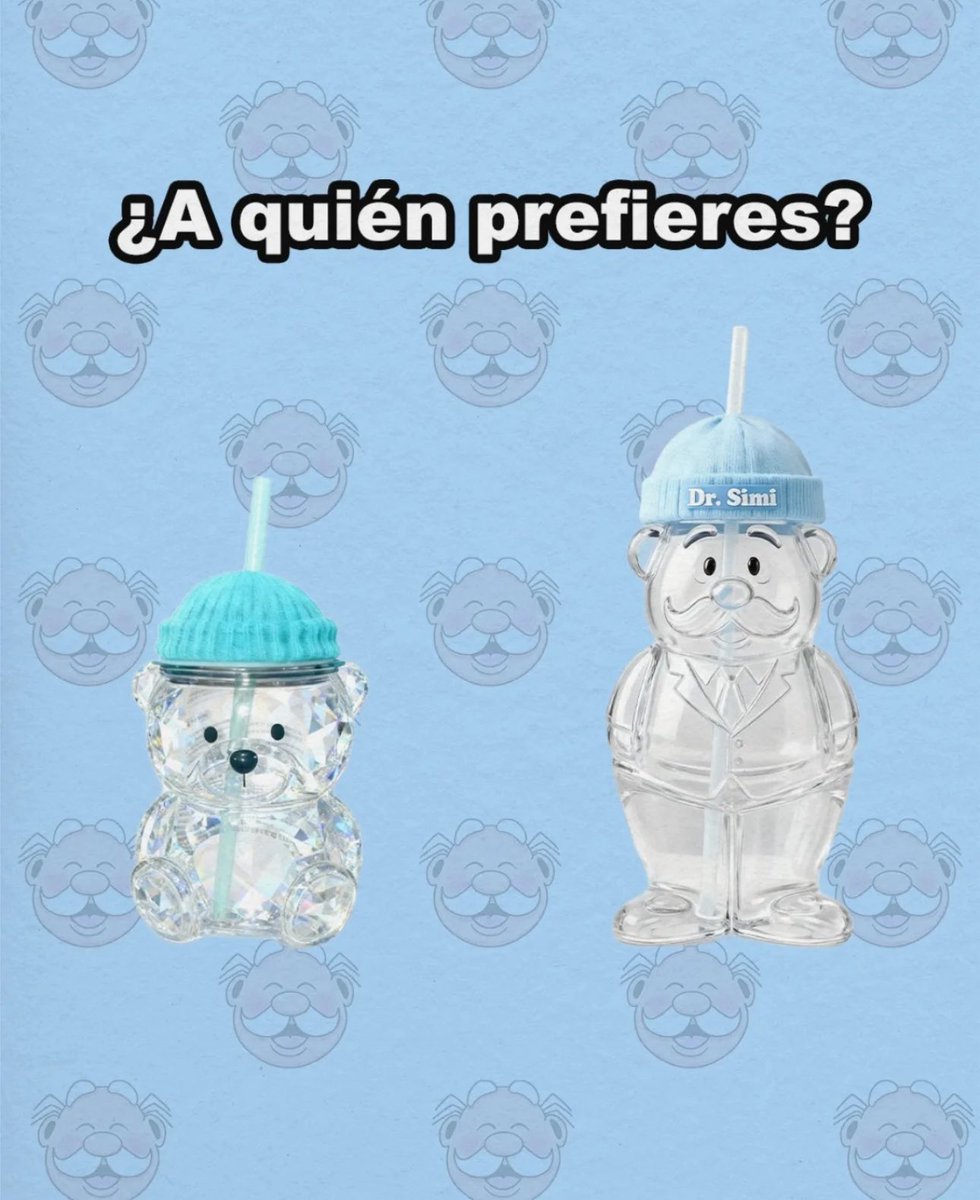 marcoosuna's tweet photo. Después del furor que causó el Bearista Cup de Starbucks, marcas aprovecharon el momento e hicieron su propia versión del vaso de cristal en forma de oso. #Marketing #Viral https://t.co/pbWNPo0HoQ