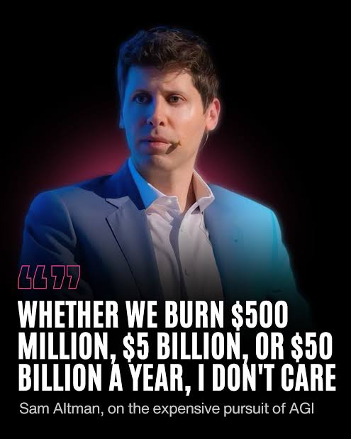 >IDC because it's not my money
>tax payers will bail me out, if needed
>we need chatbots, seriously
>if you don't give me $1,000,000,000,000 then China will have the superior Google search result summarizer and ERP machine

Getting really fucking sick of this scammer.