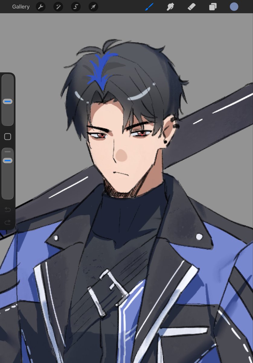 Its fun to make 20+ illustrations for your basic oc with 2 sentences of lore 😭