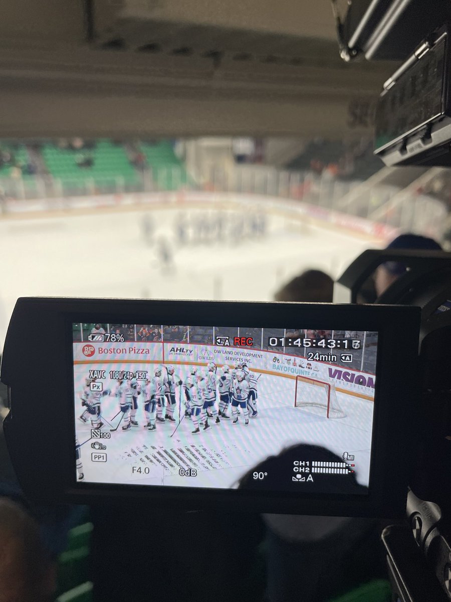 The <a href="/TorontoMarlies/">Toronto Marlies</a> have defeated the <a href="/BellevilleSens/">Belleville Senators</a> 4 - 3 in the Battle of Ontario. <a href="/TheAHL/">American Hockey League</a>