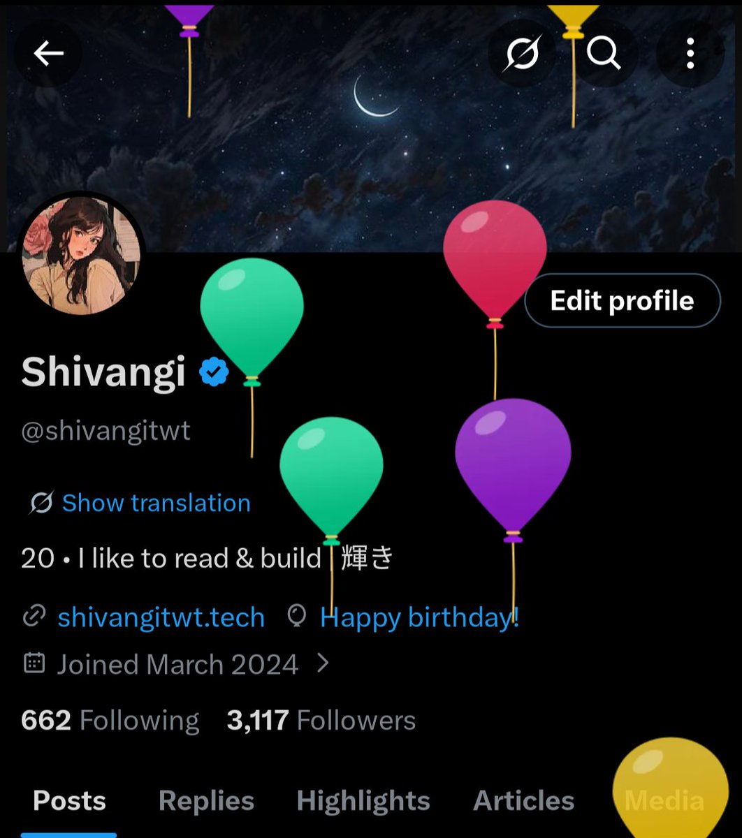 Shivangi tweet media