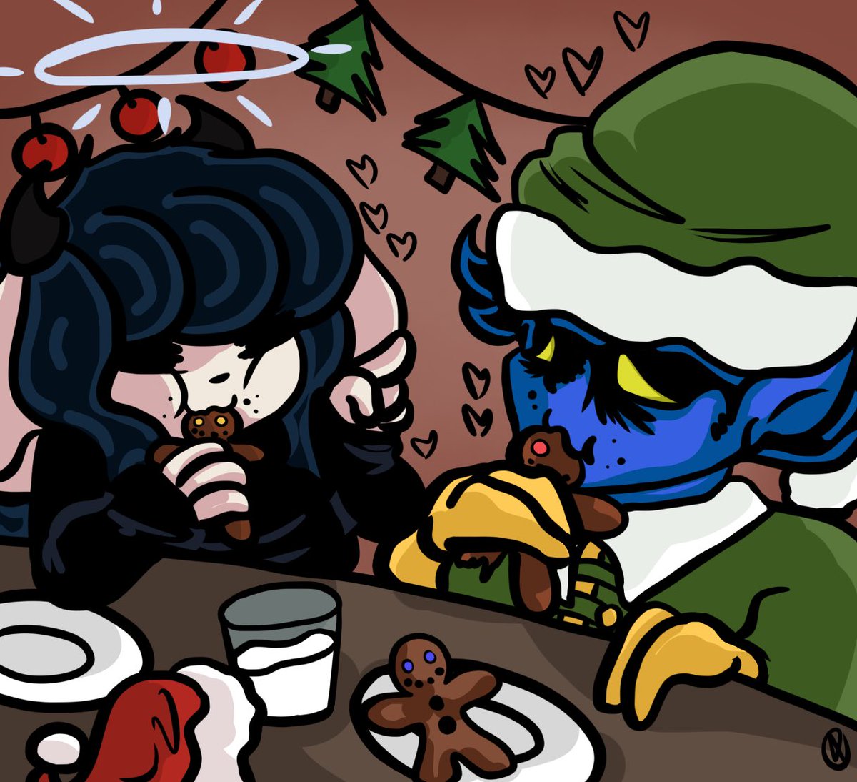 Holiday cookies with Kurt Yummers 
#Nightcrawler #KurtWagner #XMEN #xmen #sonaart