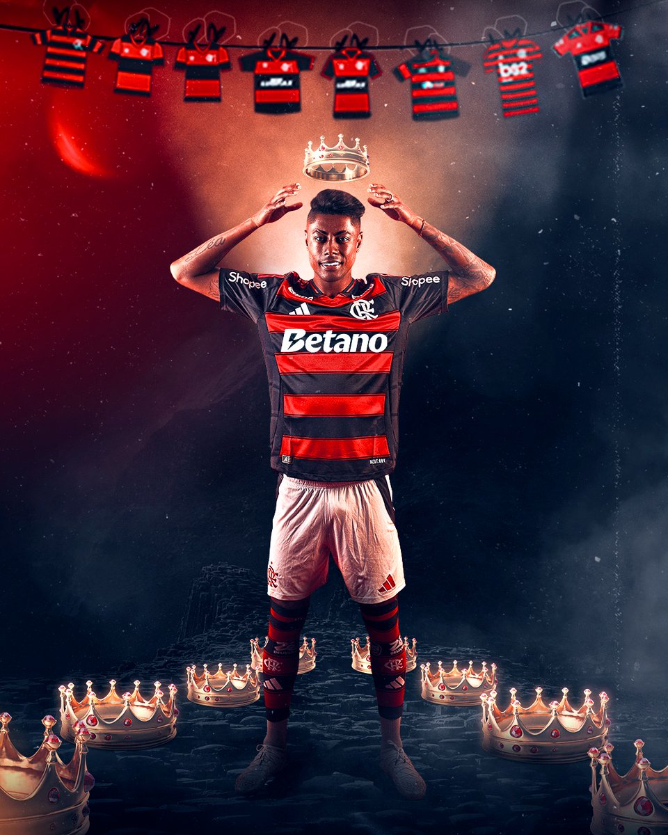 Flamengo's tweet image. 👑👑👑👑👑👑👑👑👑

#MaiorCampeãoDoBrasil