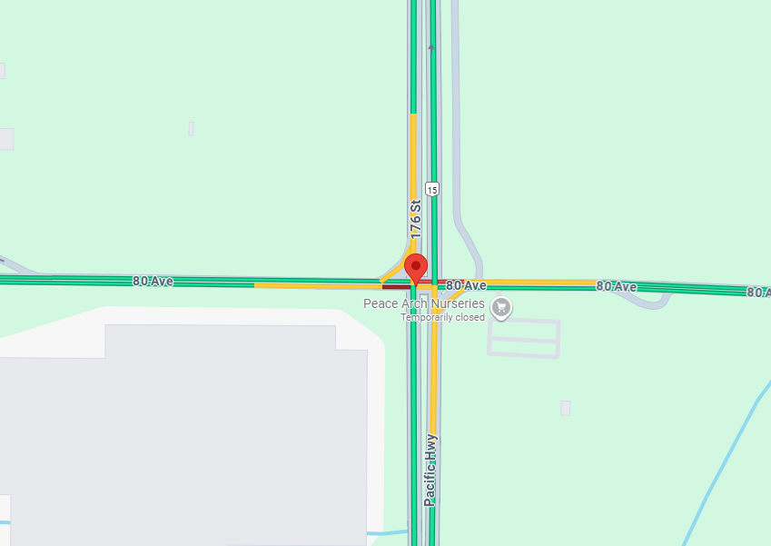 NewsRadioVAN's tweet image. 6:40-#SurreyBC 
Good evening. Kevin here.
Caller reported that there is significant water around #BCHWY15 and 176 Street. Especially EB. Drive with caution.