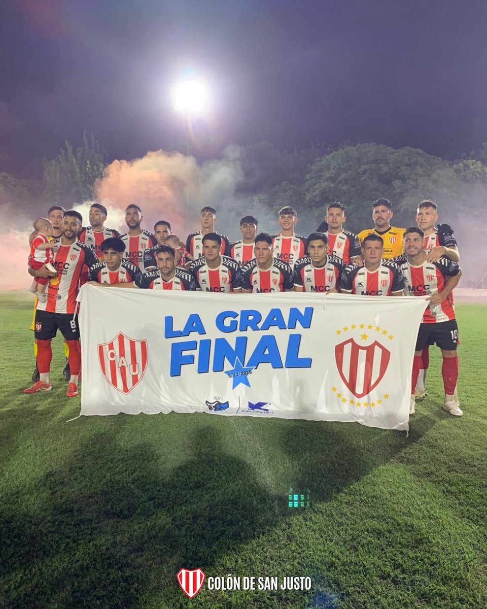 𝐄𝐓𝐄𝐑𝐍𝐀𝐌𝐄𝐍𝐓𝐄 𝐆𝐑𝐀𝐂𝐈𝐀𝐒 𝐆𝐔𝐄𝐑𝐑𝐄𝐑𝐎𝐒

Colón de San Justo no pudo en la final del Torneo Clausura de la Liga Santafesina y se quedó con el subcampeonato. ¡De pie hasta el final, Conquistador!

📌 RESUMEN

🔴 Unión SF 2-1 Colón de San Justo
⚽ Genaro Peresutti