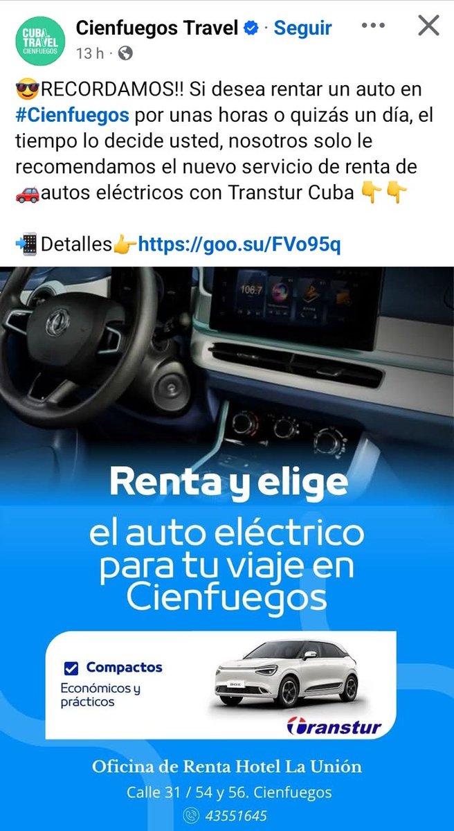 Eléctrico y Cienfuegos deberían estar prohibidos por la RAE en la misma oración.