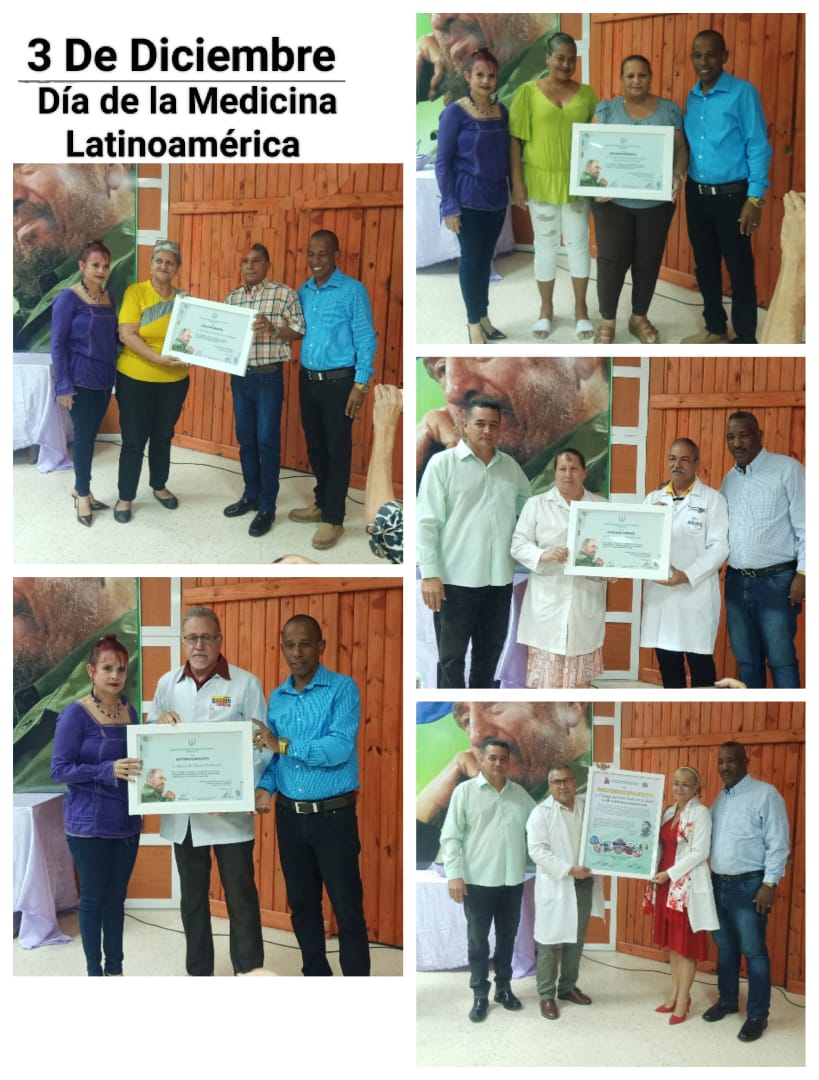 Reconocidas las unidades Provinciales con mejores resultados en el año. #DiaDeLaMedicinaLatinoamericana
