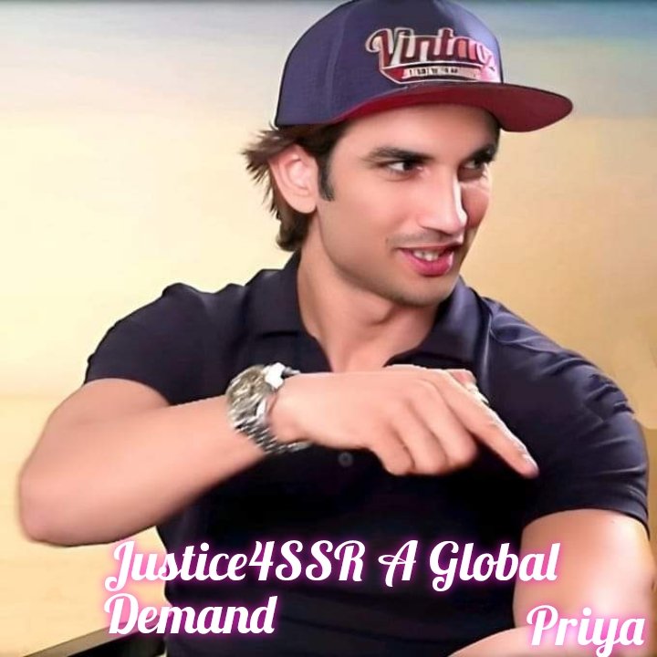 Priya80167535's tweet photo. Justice4SSR A Global Demand
Justice ❗️Justice ❗️
Do Justice for lnnocent Man
@CBIHeadquarters 
@PMOIndia 
#JusticeForSushant️SinghRajput https://t.co/ZOoMLKIu9L