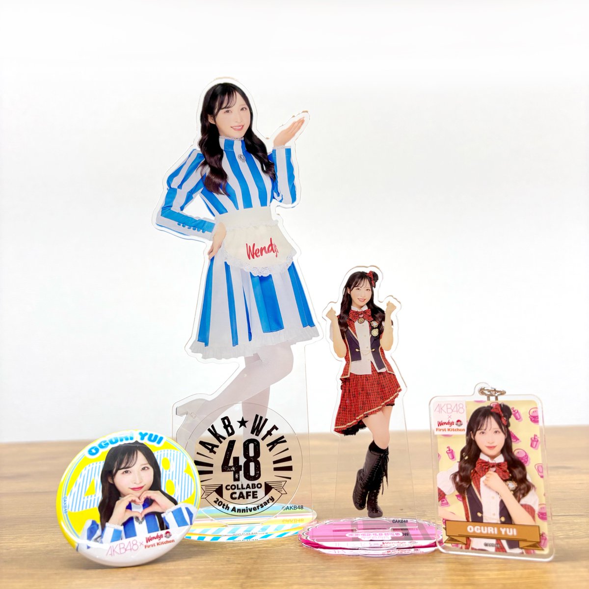 小栗有以 ウェンディーズ AKB48 Wendy's サイン入り コースター AKB48