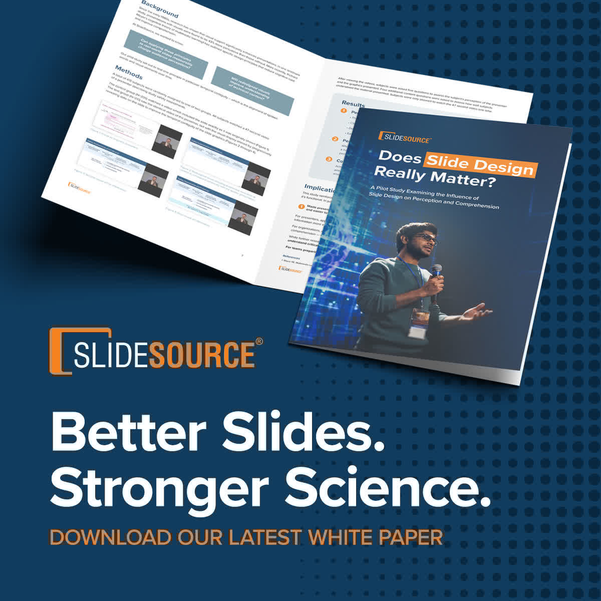 SlideSource's tweet image. Strong science deserves strong slides.

Our new white paper breaks down how thoughtful, evidence-based visual #SlideDesign boosts clarity, credibility, and understanding in scientific communication: bit.ly/4iBZ0in