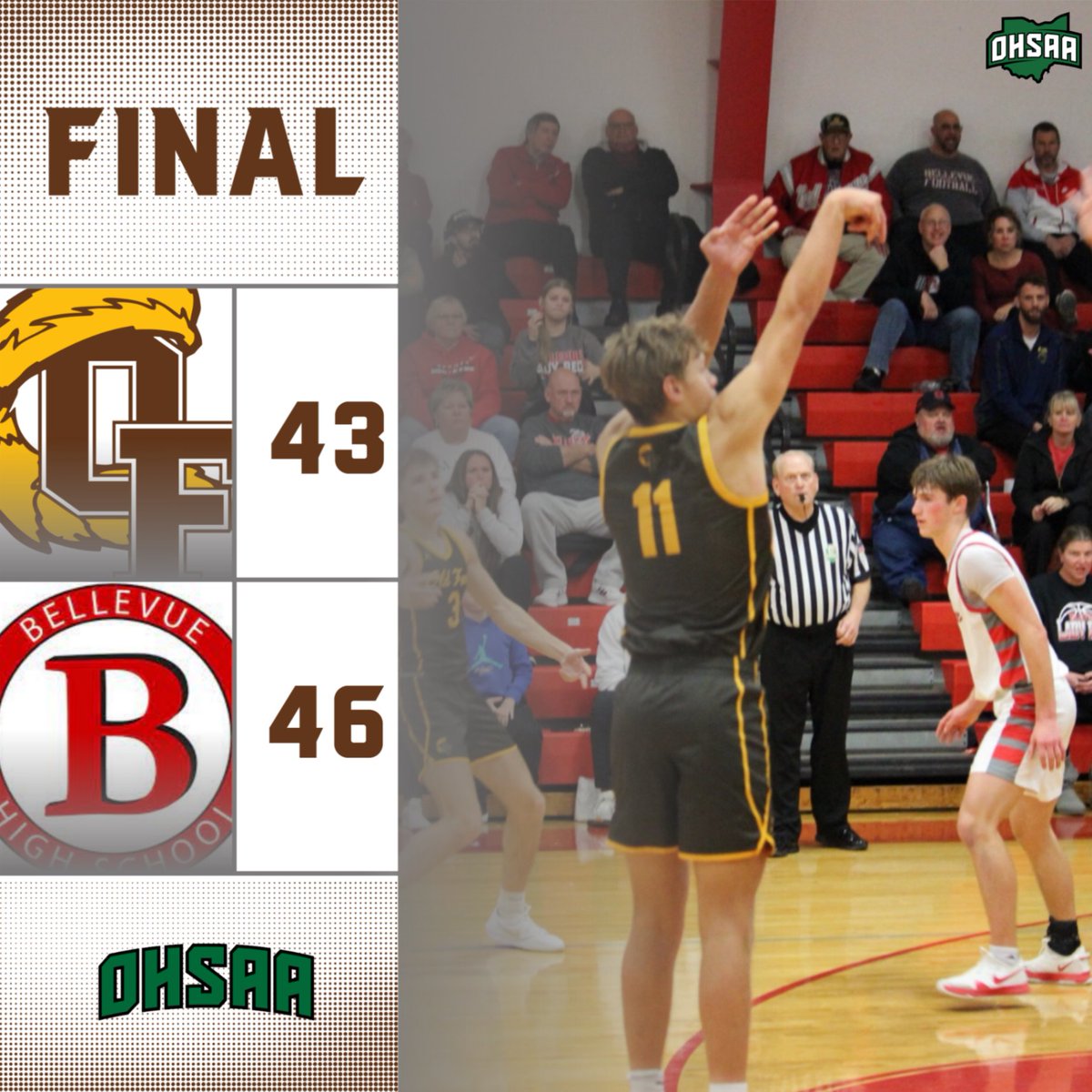 Final tonight 46-43 Bellevue. Incredible first game of the season that came down to the wire!

#GoKaders