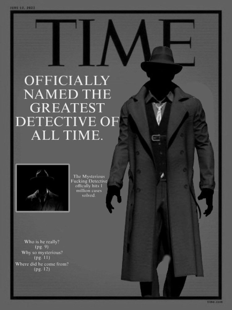 <a href="/soupypoopy69/">sexy millennial👨🏼‍🦰</a> “Stop solving cases” they said……
“Go inside” they said 🕵️‍♂️….