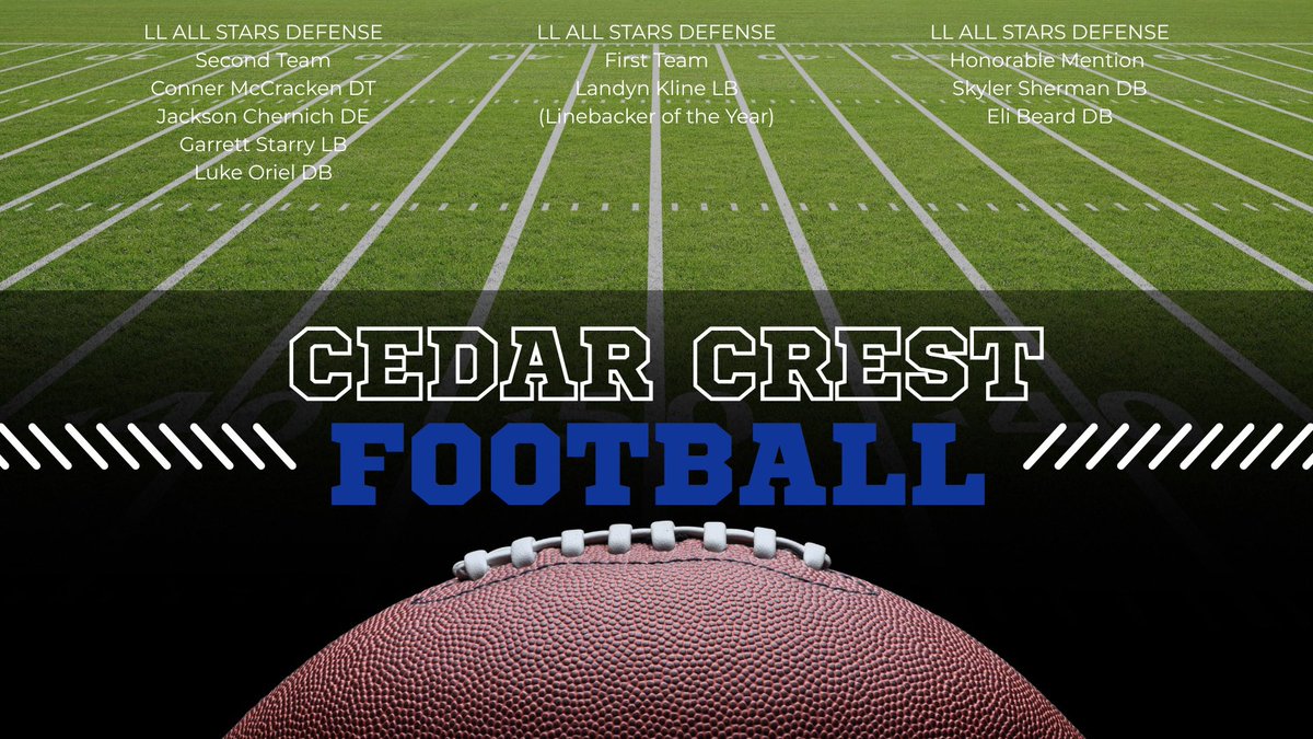 Congratulations to our 2025 Offensive and Defensive ALL STARS.   #BeMore    #FalconPride