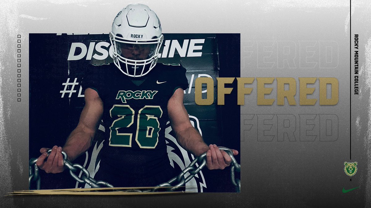 c_jenny3's tweet photo. After a great visit I am blessed to receive a scholarship offer from @Rocky_Football ! Thank you to @Coach_Stutz , @ImCoachO and the coaching staff for believing in me!
#bearraid https://t.co/g5LOvyL4RV