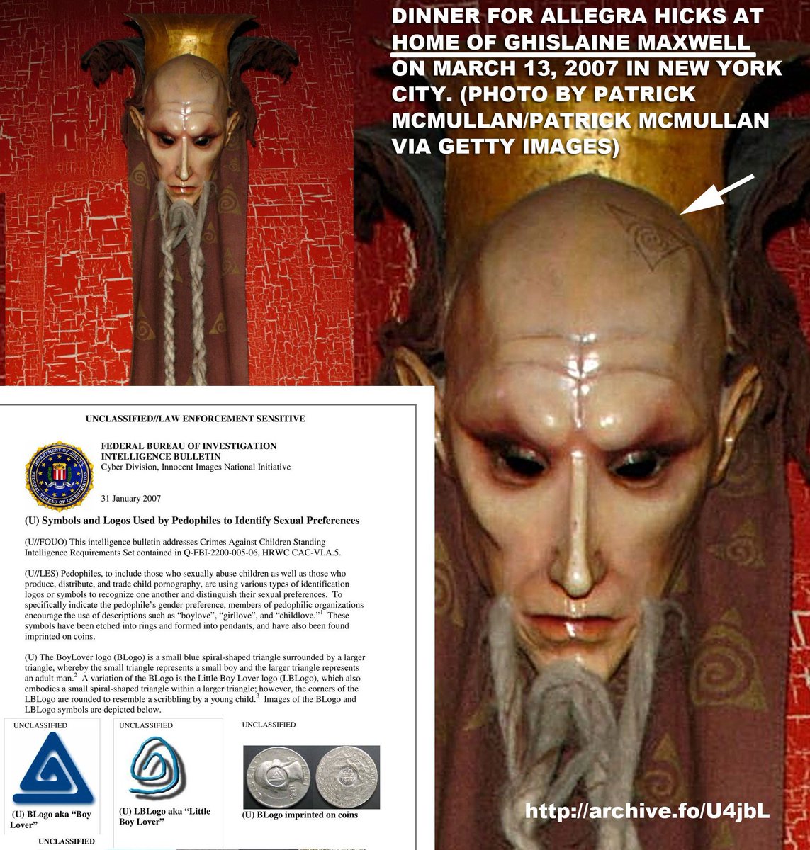 NathanJugan17's tweet image. In addition to Jeffrey Epstein, Ghislaine Maxwell also had this Eyes Wide Shut mask hanging in her own home. Take note of the boy-lover pedophile  symbolism here. Jeffrey Epstein and his associates didn’t just engage in sex crimes with children but also Satanic ritual abuse,…