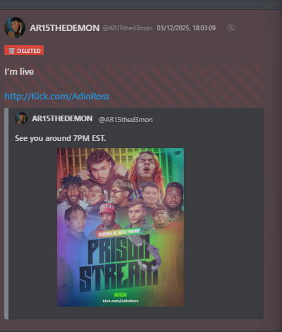 KeaganFN's tweet photo. how do i tell yall the streams not coming back https://t.co/txohcnk3Gz