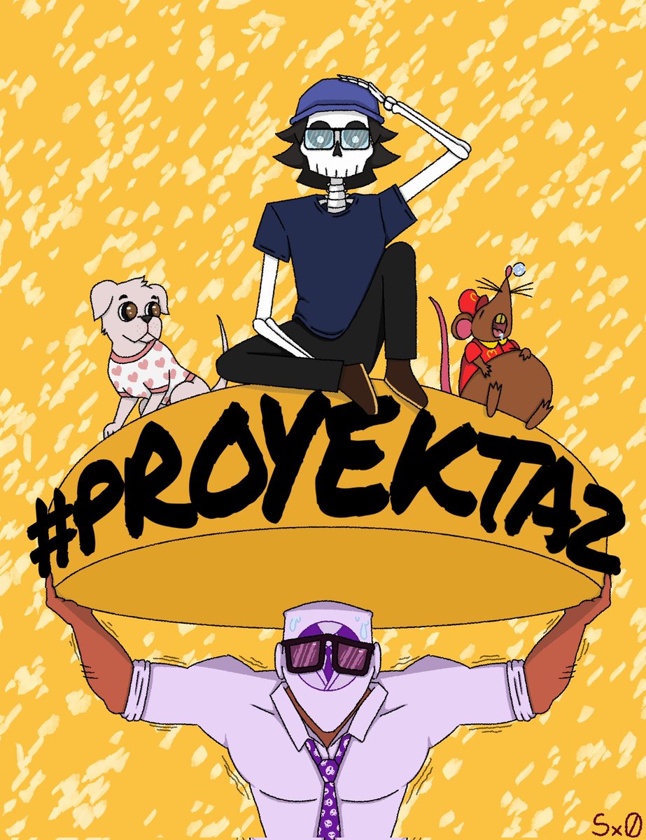 Subo mi fanart todo maracuyoso pijes, espero les guste 🦖 #PROYEKTA2