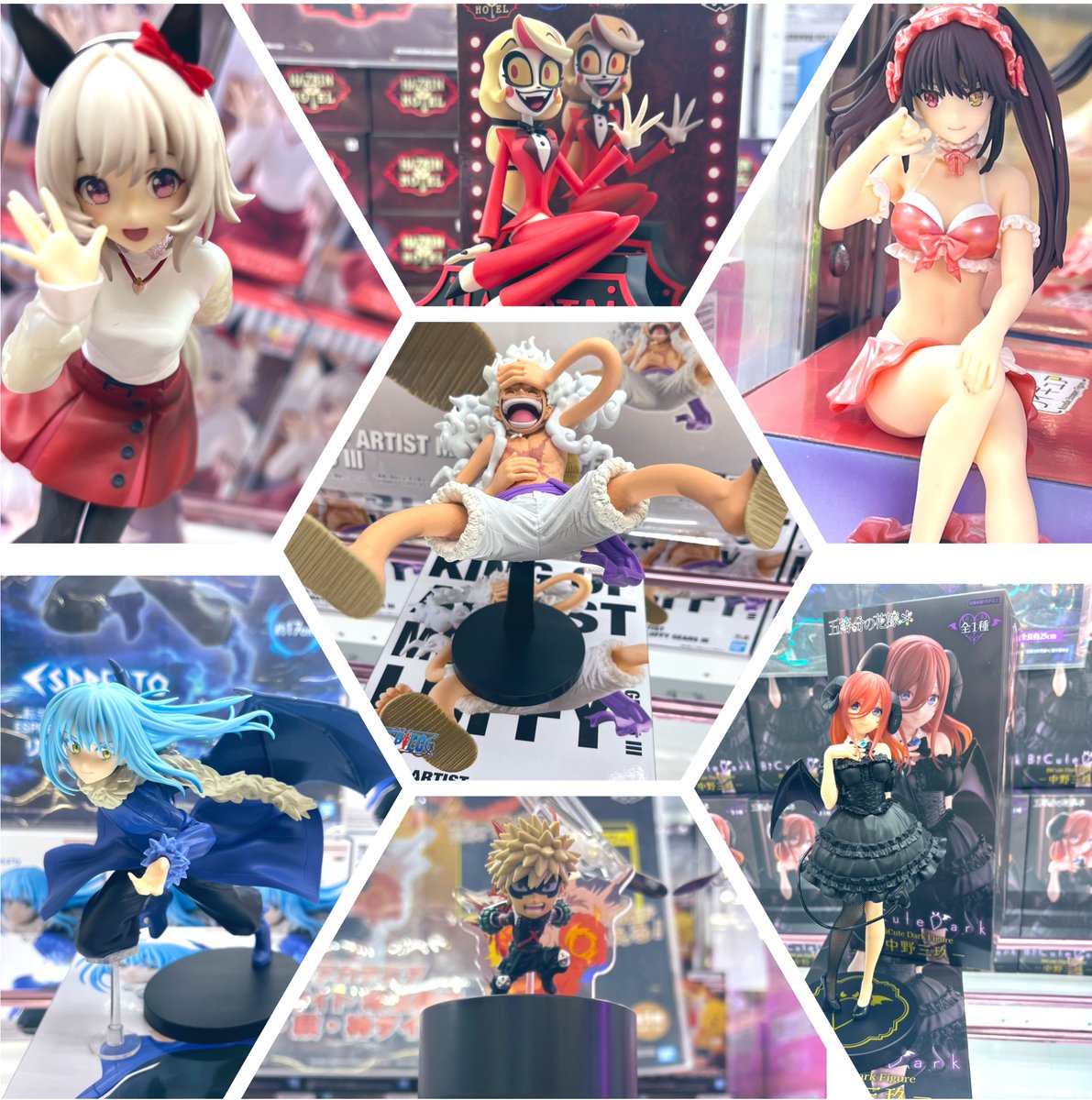 本日入荷】 #ヒロアカ 爆豪 #ワンピース ルフィ #五等分の花嫁 中野三