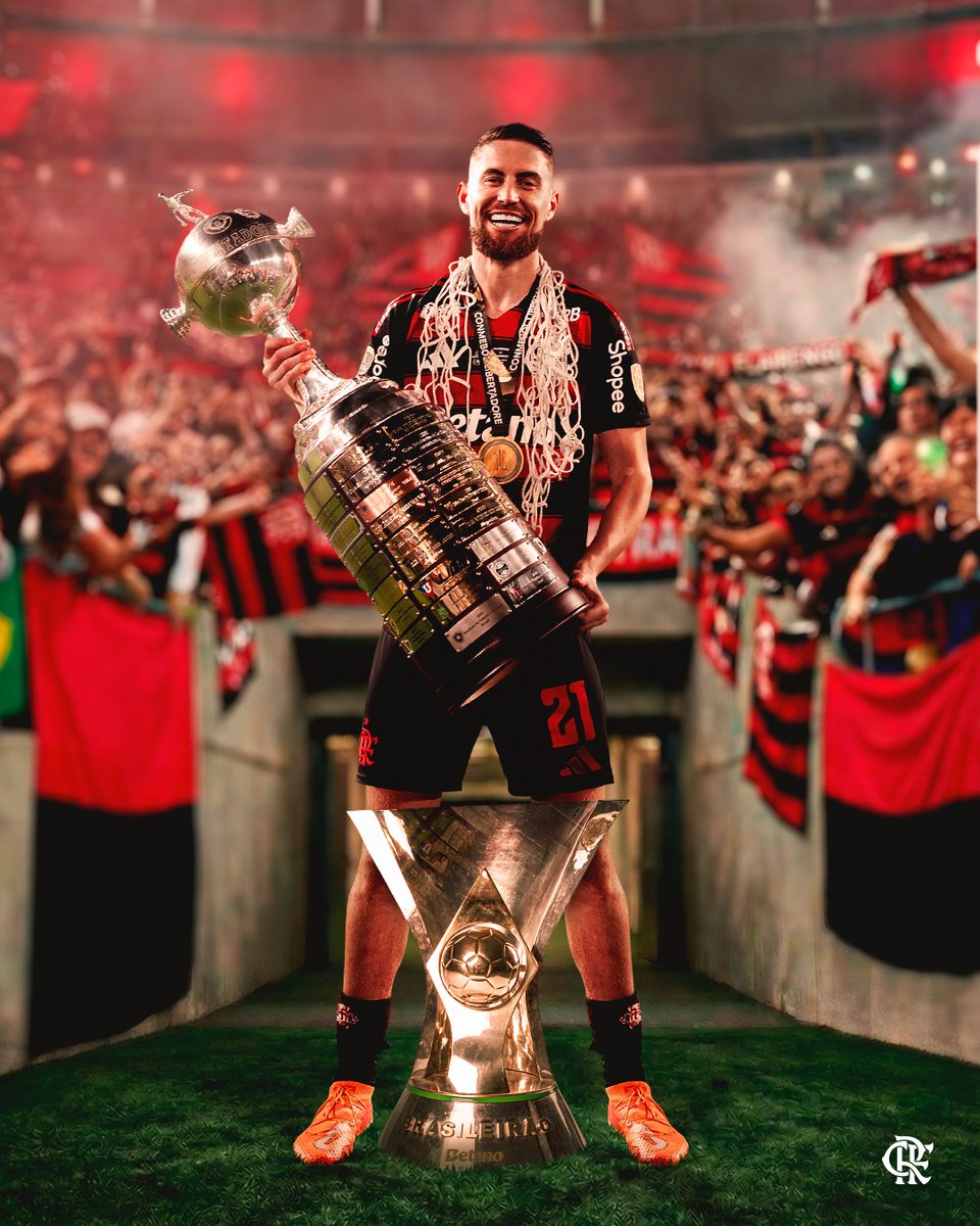 Flamengo's tweet image. Libertadores 🏆
Brasileiro 🏆

Tá mal de taça o Jorginho?

#MaiorCampeãoDoBrasil