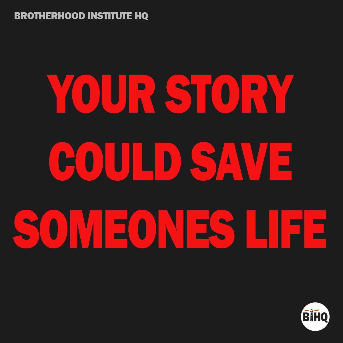 hq_brotherhood's tweet image. Your story could save someone else. 

Follow + share. 

#vawa #dvawareness #mensupport #donate #toxicrelationships
