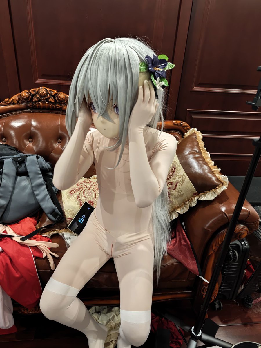 lifengfff's tweet photo. 意外翻出来的远古照片
娃圈顶流小星🔥并非清水的证据
出镜：ME @xiao1532
星🔥@xiao1532
#kigurumi #砂狼シロコ #ブルーアーカイブ一 #碧蓝档案 #着ぐるみ  #ブルアカ #BlueArchive #白洲アズサ https://t.co/fmwvk9aDrc
