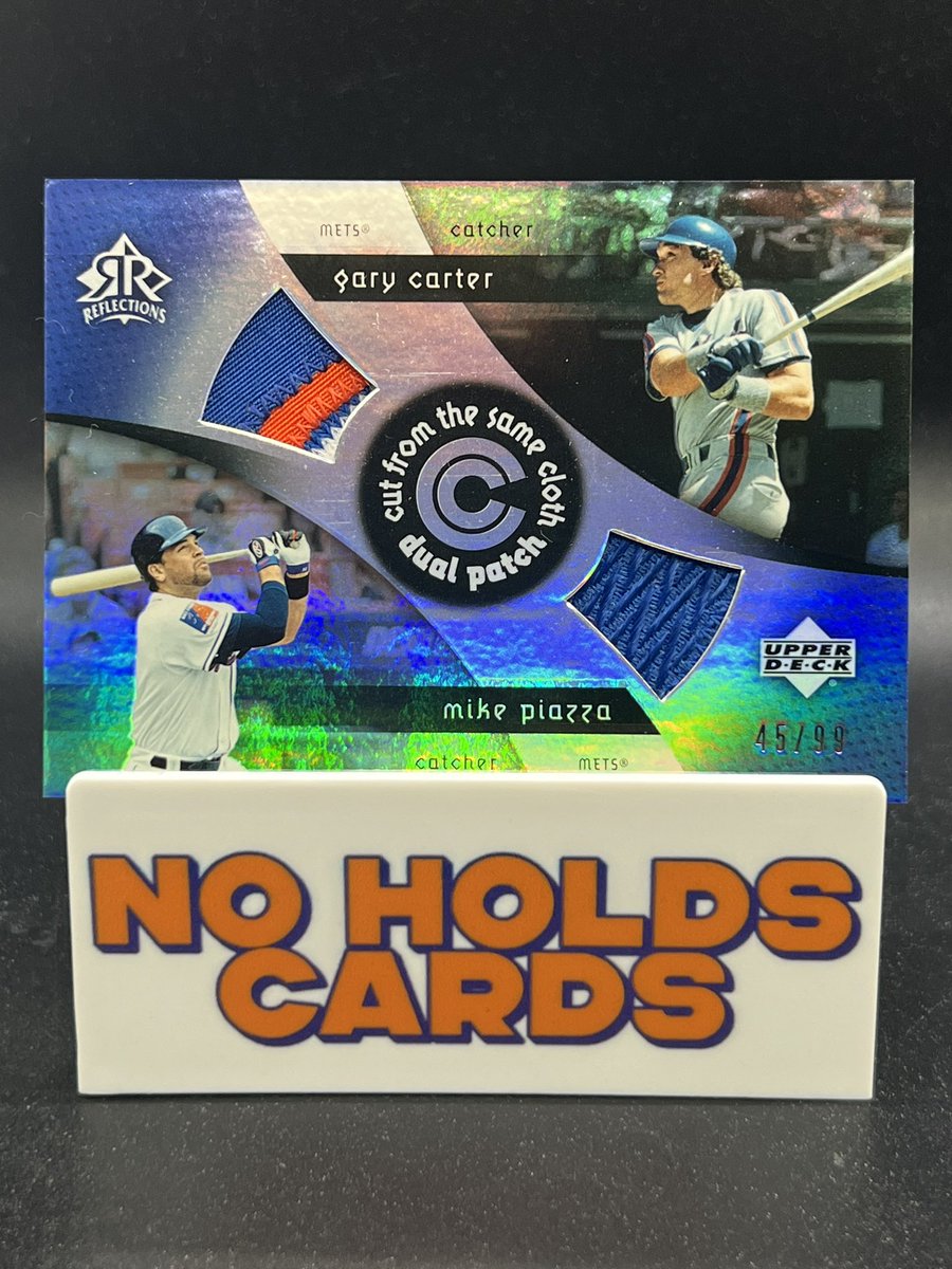 GARY CARTER MIKE PIAZZA REFLECTIONS DUAL /99

$50

Game Used quality patches 

#NOHOLDSALE🐻