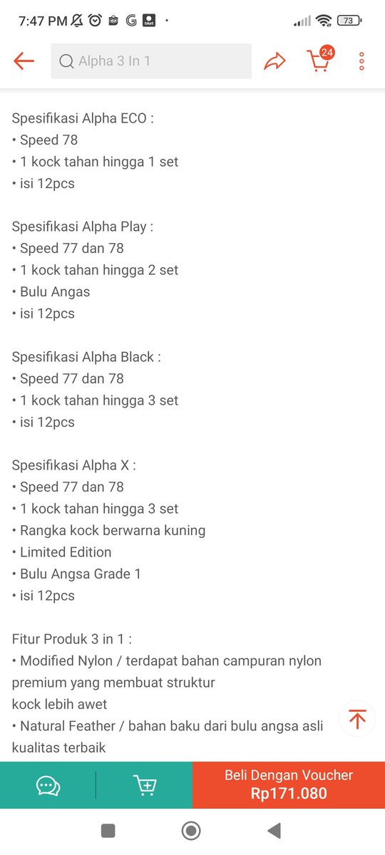 agherry's tweet image. Baru kejadian, beli shuttlecock 2 Slop Alpha X isi 12. Yang di kirim shuttlecock 2 Slop Alpha X isi 6. Sudah mengajukan komplain pengembalian dana sebagian, ditolak. Deskripsi sebelum beli isi 12, setelah pengajuan komplain, diganti 6. Chat ke ke Seller dijawab AI. @ShopeeID
