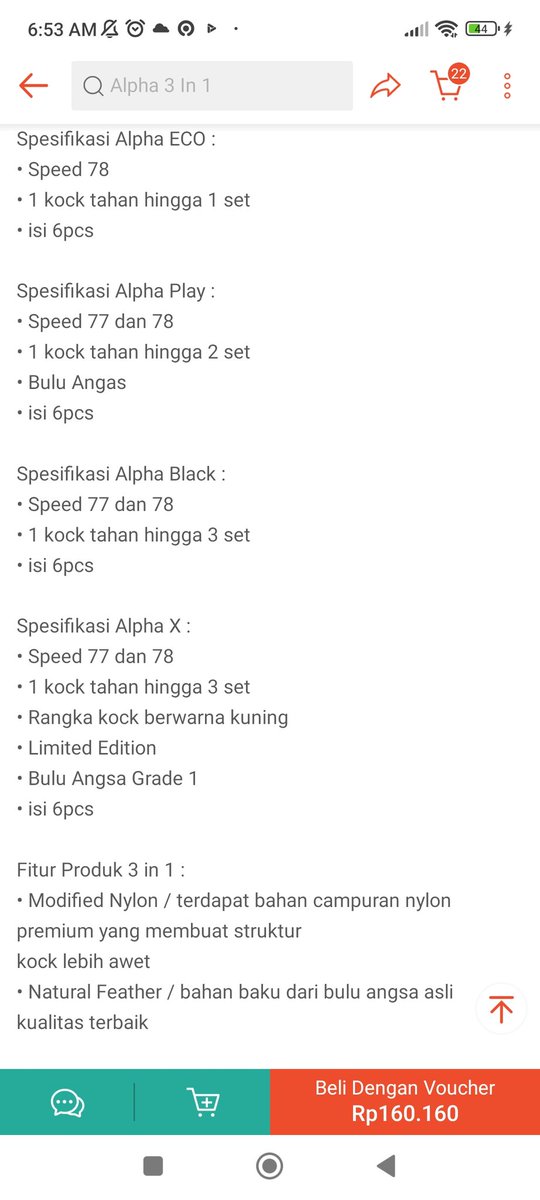 agherry's tweet image. Baru kejadian, beli shuttlecock 2 Slop Alpha X isi 12. Yang di kirim shuttlecock 2 Slop Alpha X isi 6. Sudah mengajukan komplain pengembalian dana sebagian, ditolak. Deskripsi sebelum beli isi 12, setelah pengajuan komplain, diganti 6. Chat ke ke Seller dijawab AI. @ShopeeID